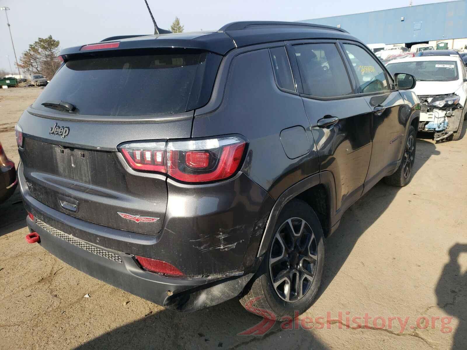 3C4NJDDB0KT620164 2019 JEEP COMPASS