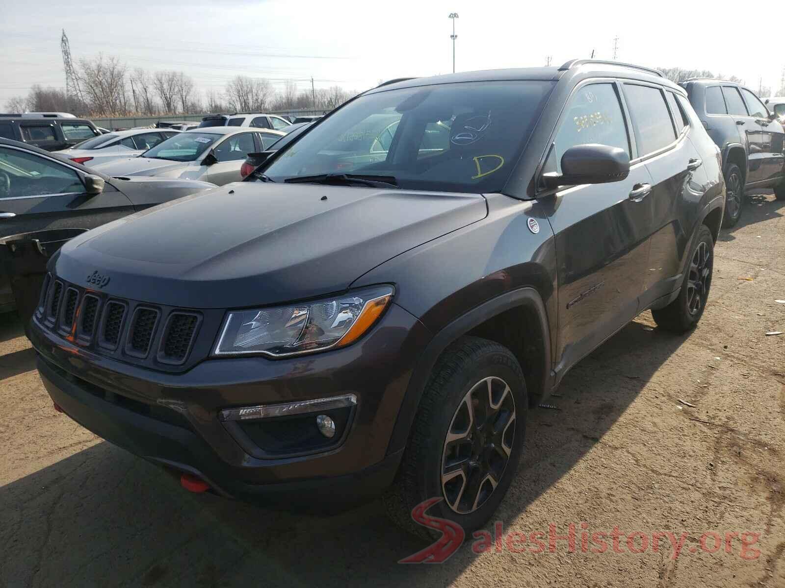 3C4NJDDB0KT620164 2019 JEEP COMPASS