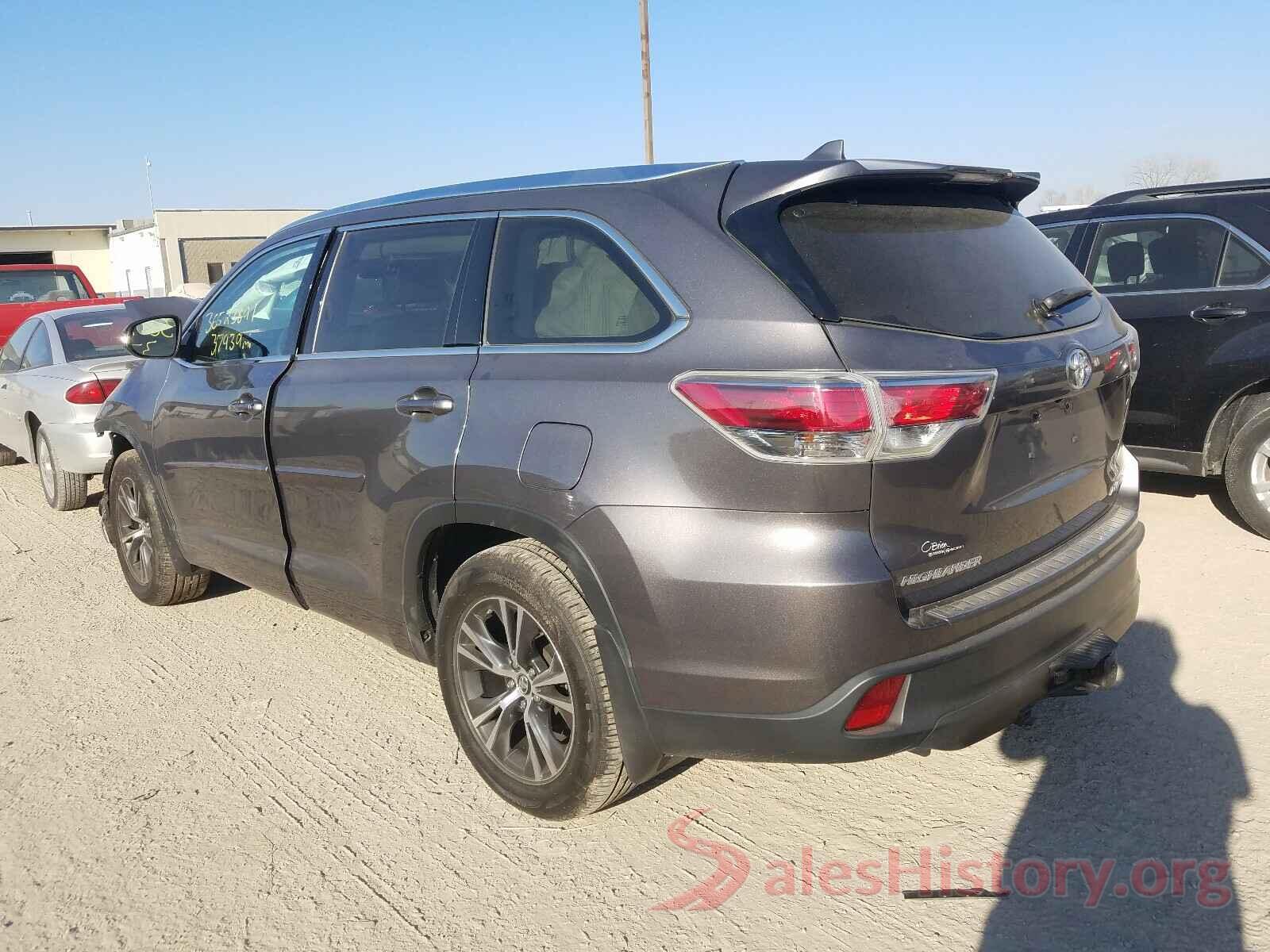 5TDJKRFH9GS324426 2016 TOYOTA HIGHLANDER