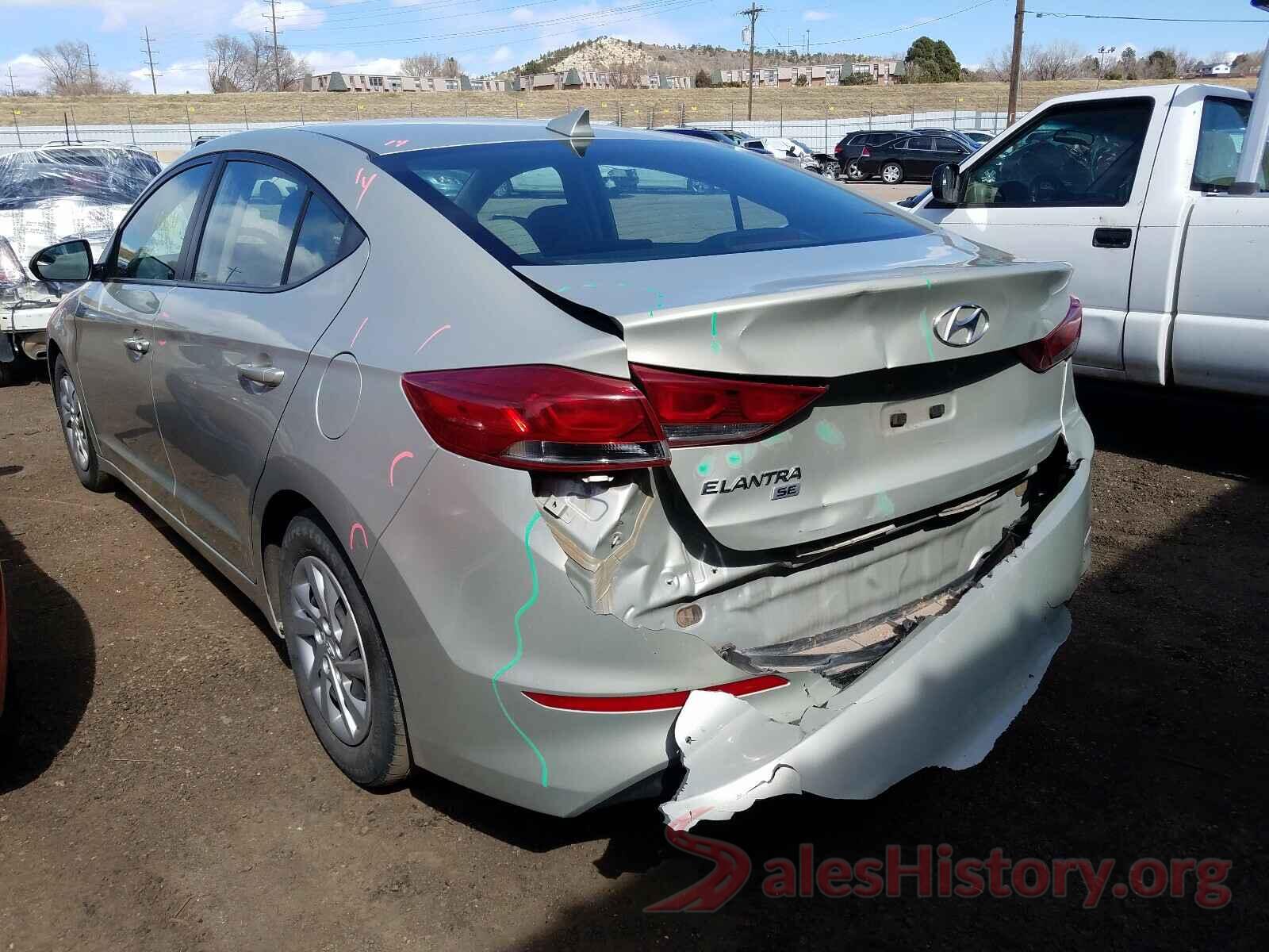 5NPD74LF4HH132648 2017 HYUNDAI ELANTRA