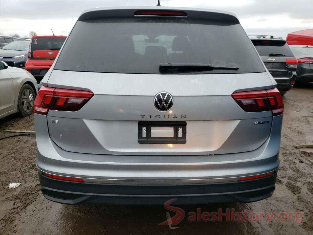 3VV2B7AX6NM163667 2022 VOLKSWAGEN TIGUAN