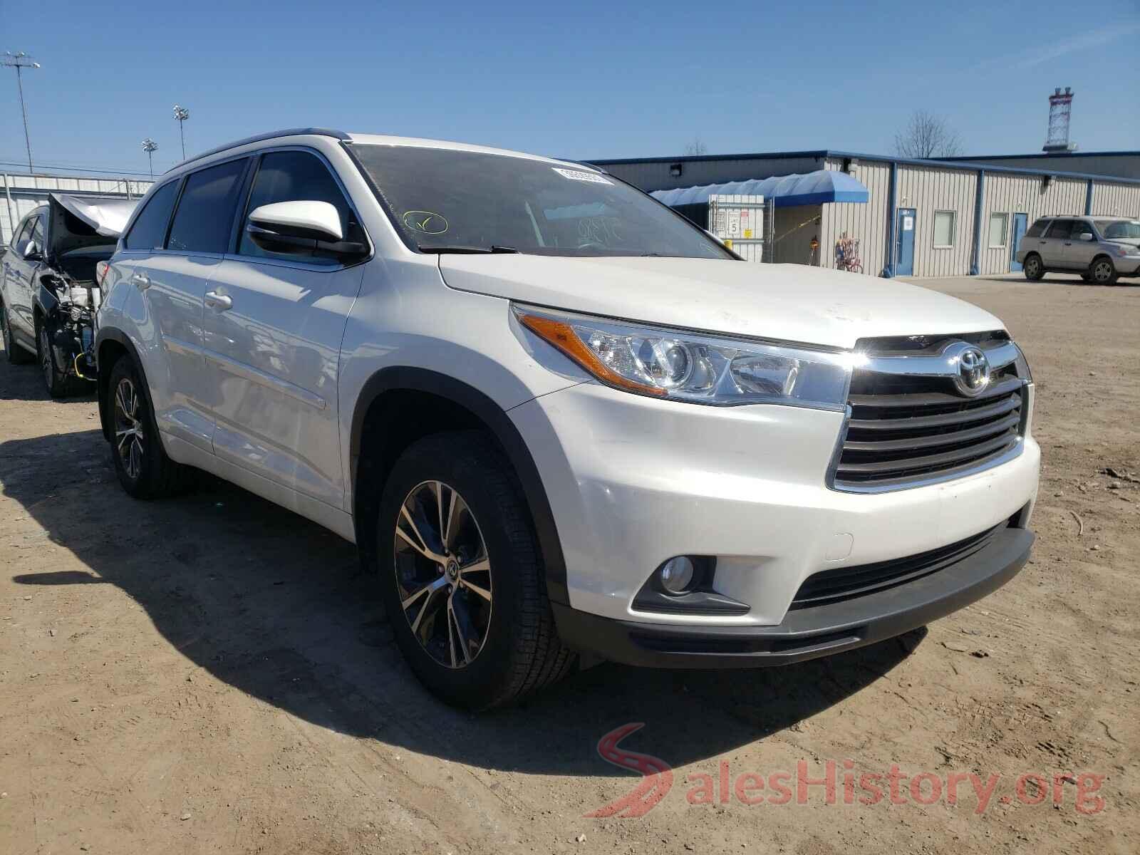 5TDJKRFH6GS226597 2016 TOYOTA HIGHLANDER