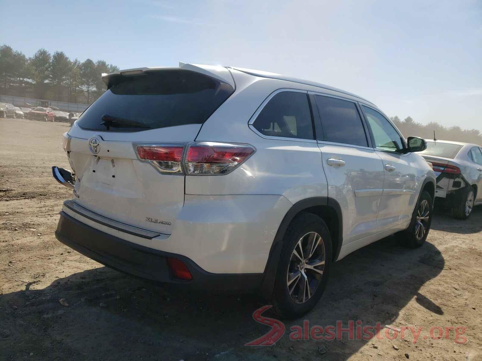 5TDJKRFH6GS226597 2016 TOYOTA HIGHLANDER