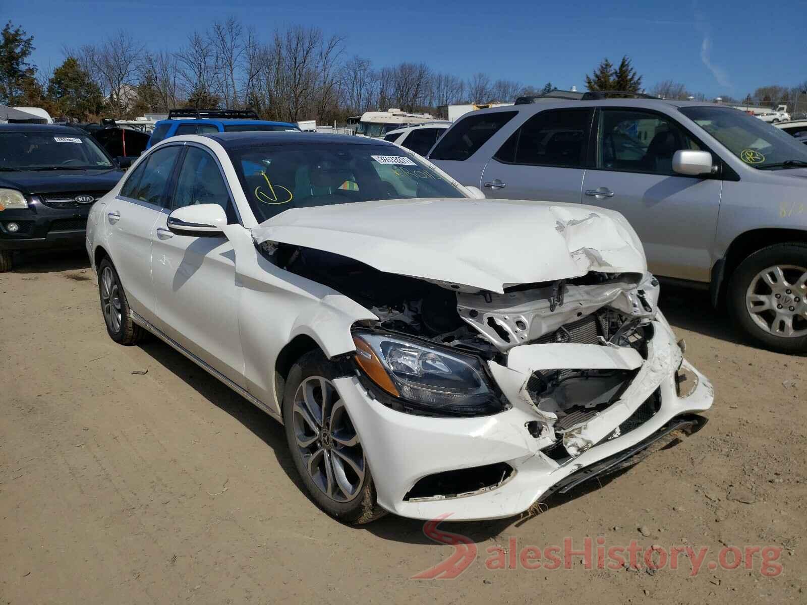 WDDWF4KB8JR378861 2018 MERCEDES-BENZ C CLASS