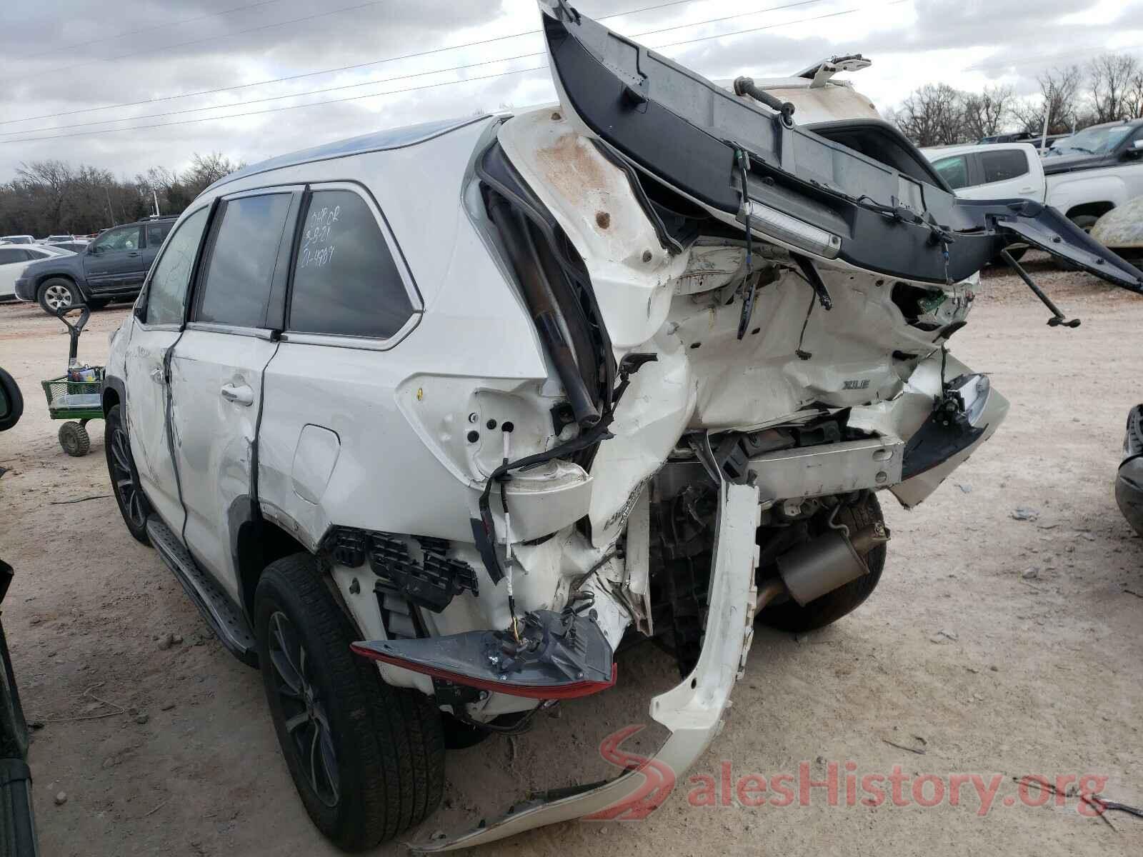 5TDKZRFH7KS552904 2019 TOYOTA HIGHLANDER