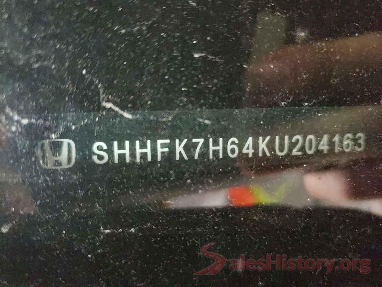 SHHFK7H64KU204163 2019 HONDA CIVIC