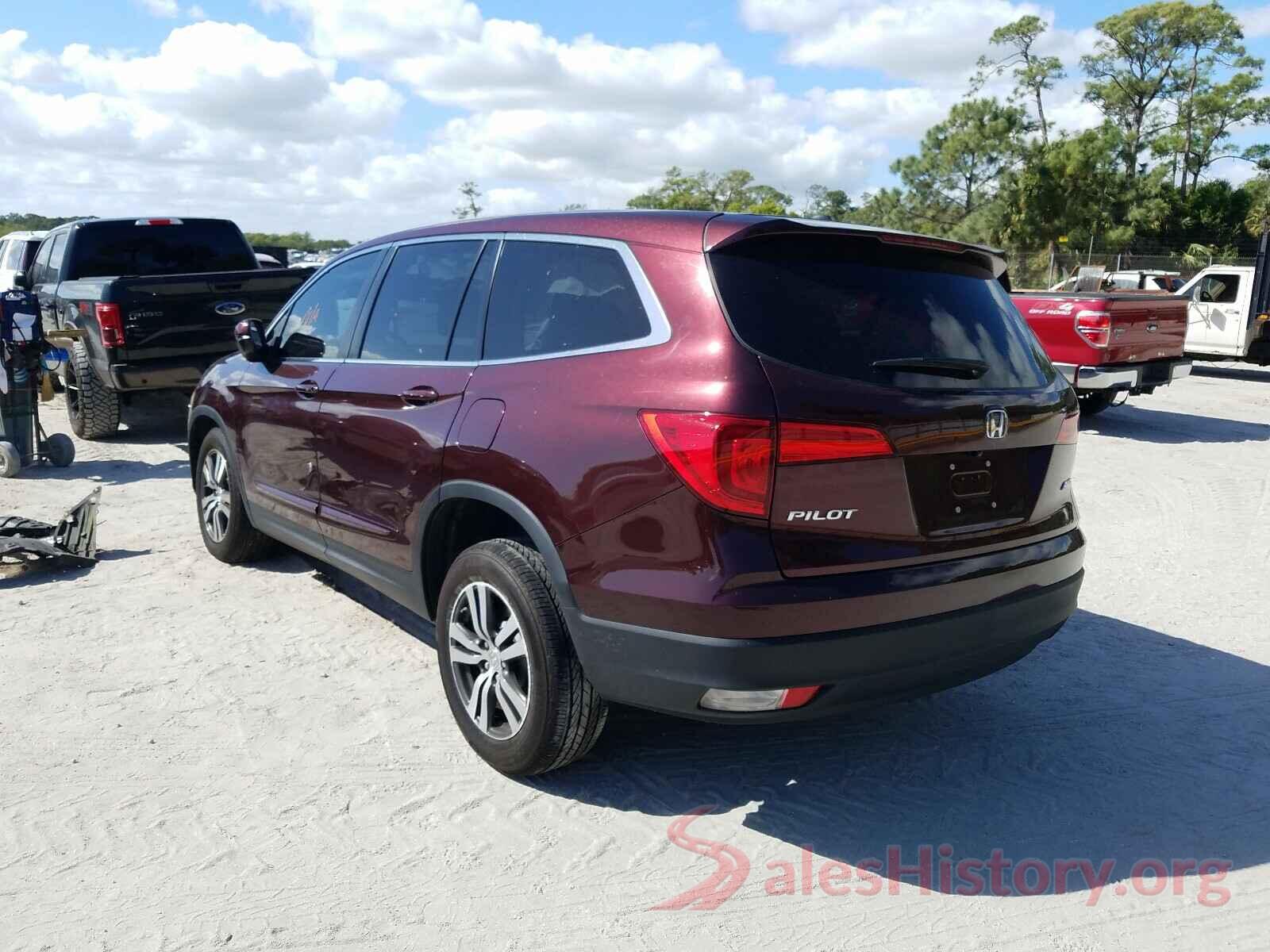 5FNYF6H83GB018325 2016 HONDA PILOT