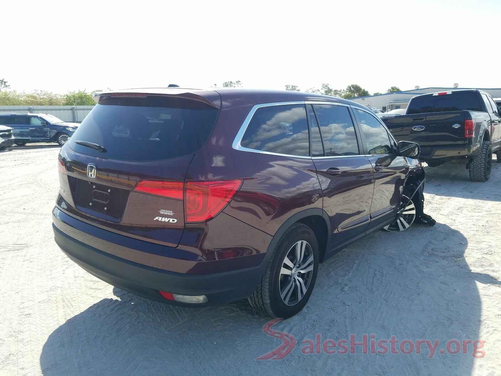 5FNYF6H83GB018325 2016 HONDA PILOT