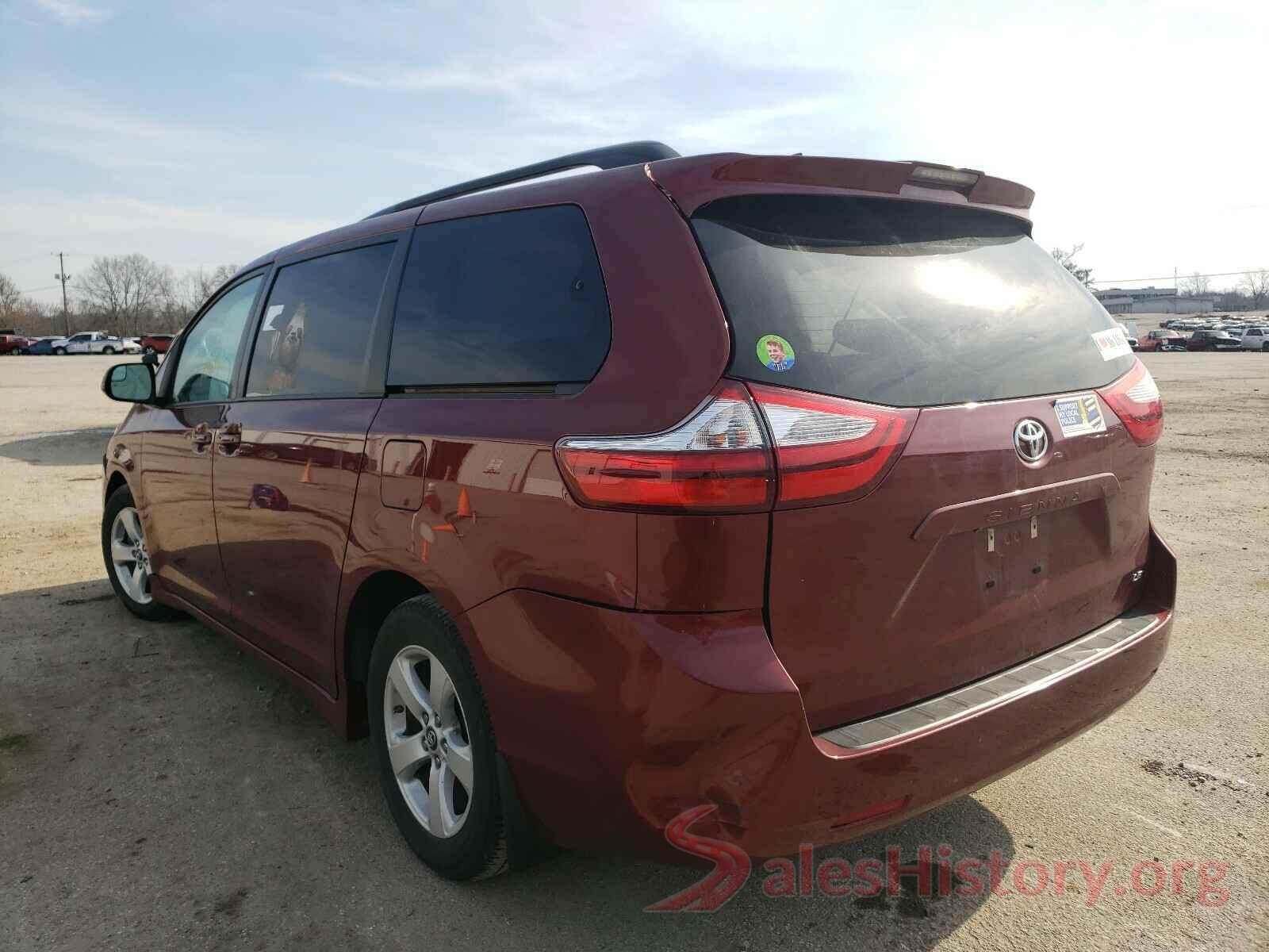 5TDKZ3DC9KS994183 2019 TOYOTA SIENNA