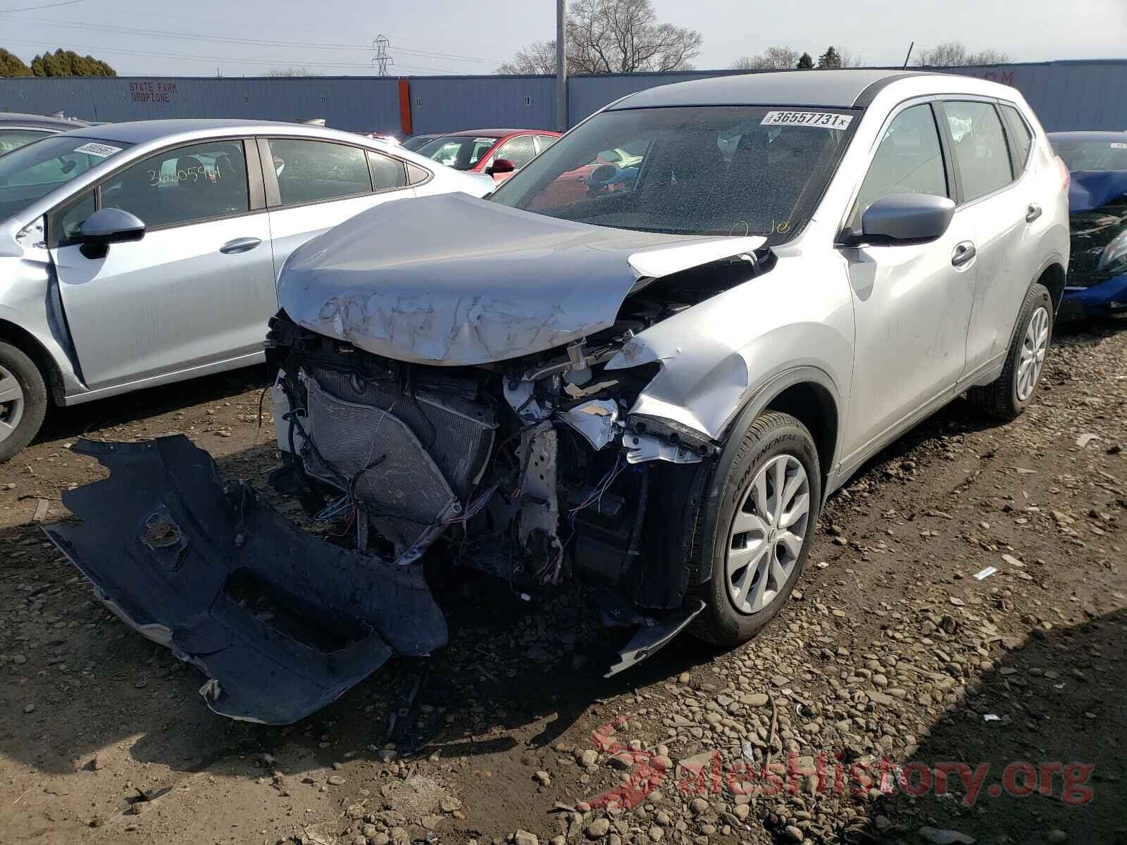 KNMAT2MV5GP651641 2016 NISSAN ROGUE