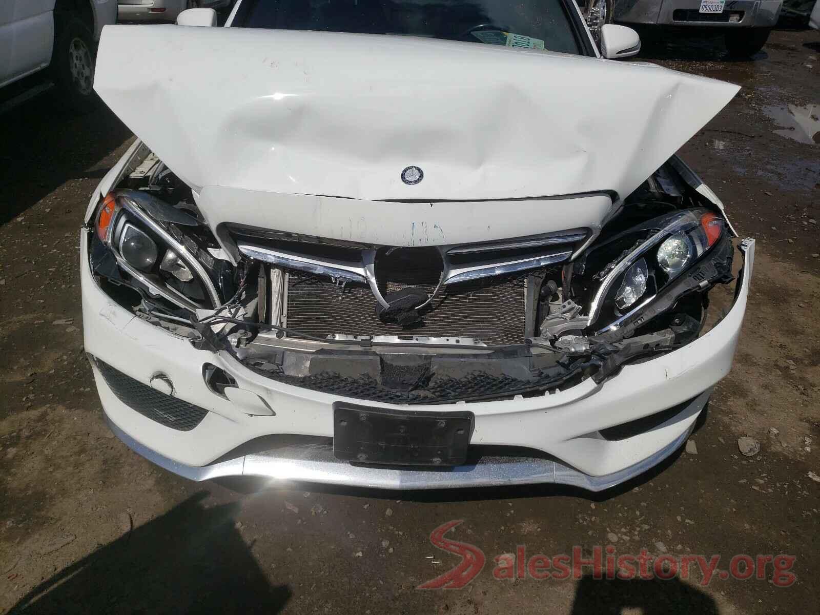 55SWF4KB8HU191581 2017 MERCEDES-BENZ C CLASS