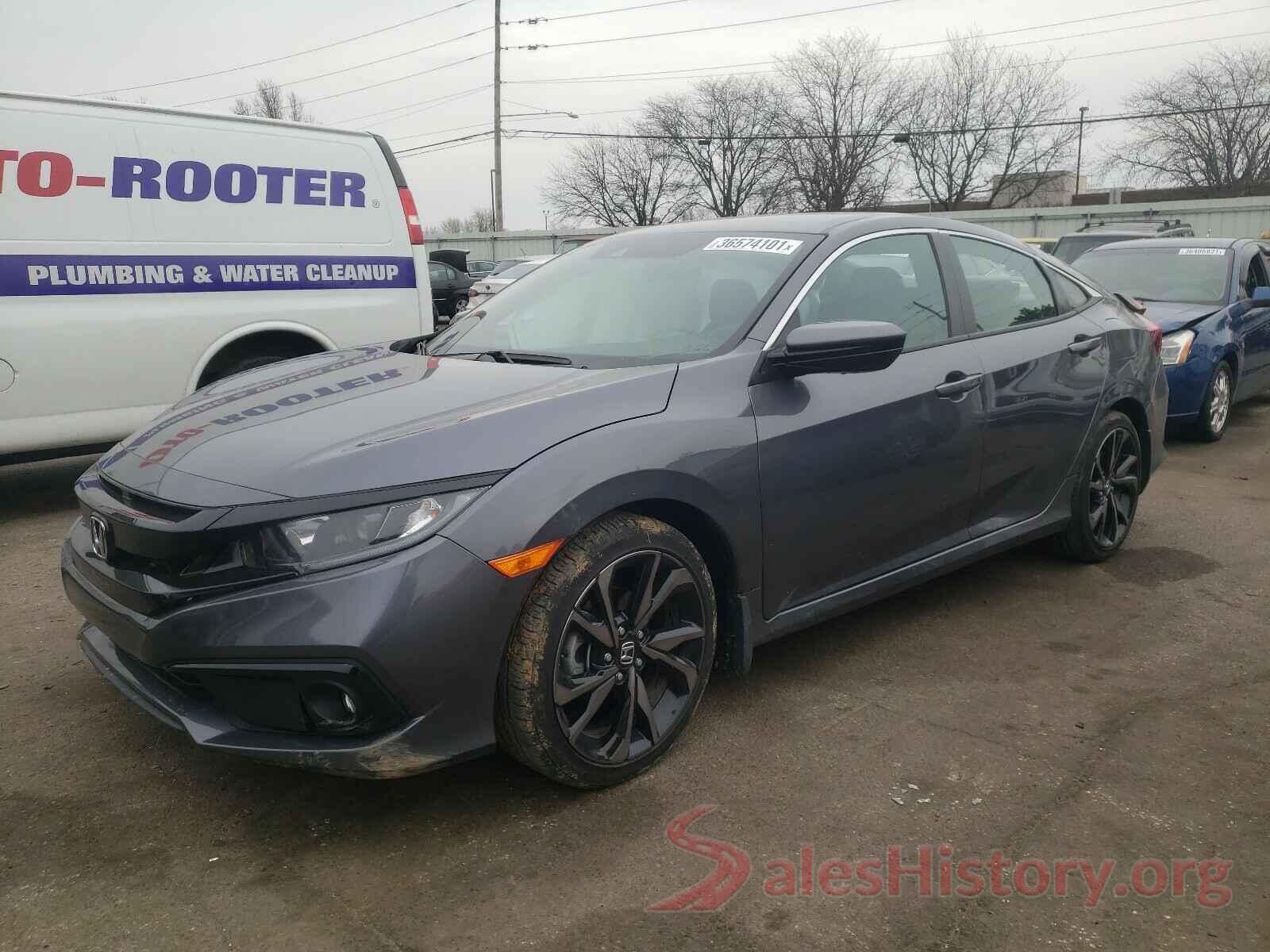 2HGFC2F86KH606686 2019 HONDA CIVIC