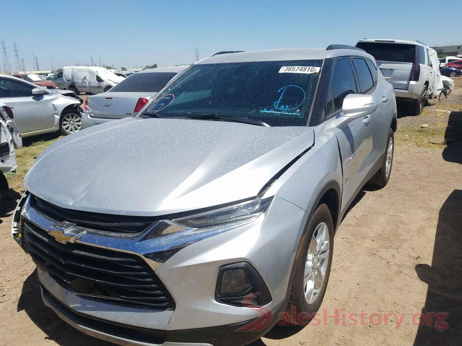 3GNKBCRSXKS579882 2019 CHEVROLET BLAZER 2LT