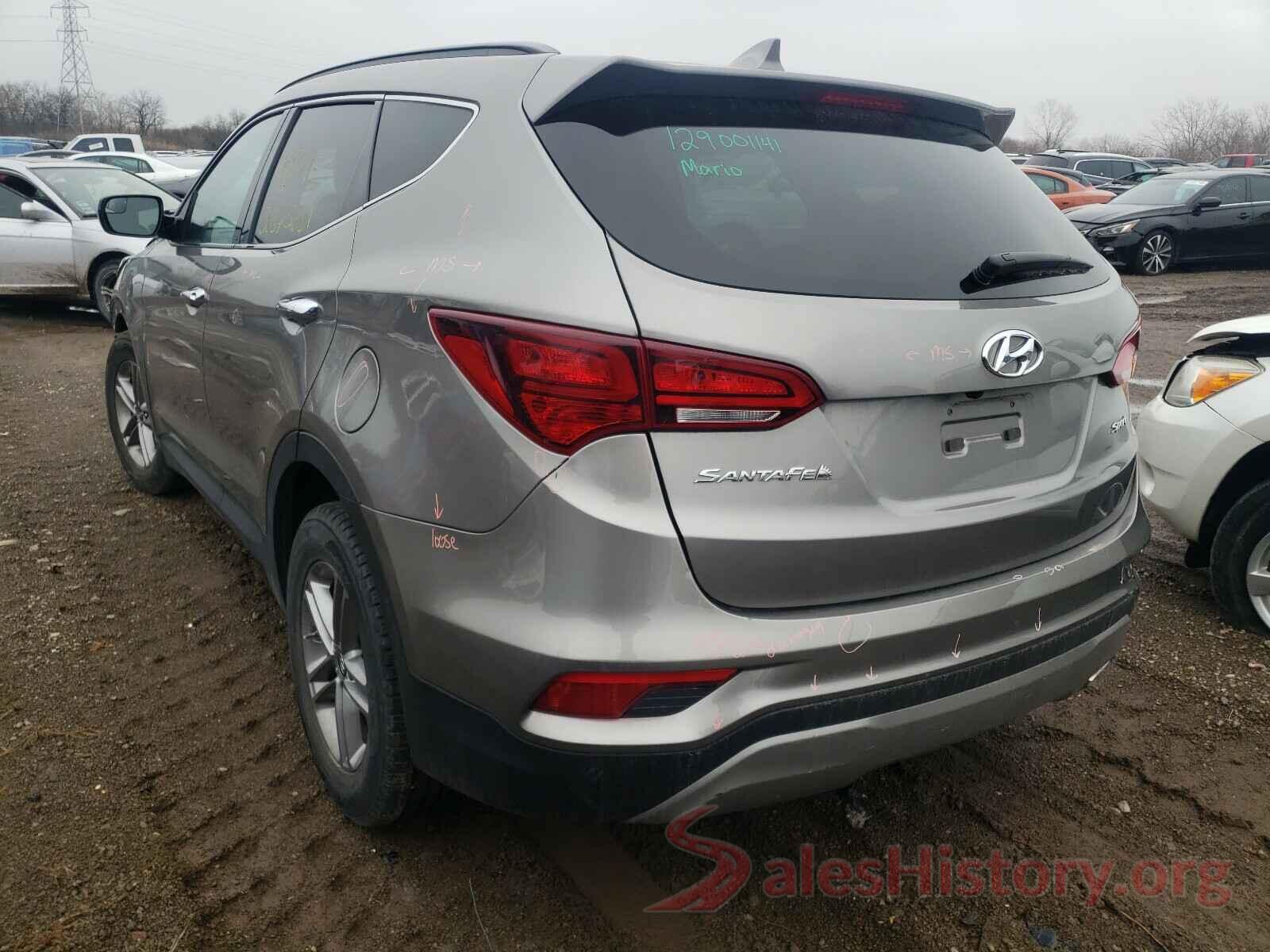 5NMZU3LB8HH026187 2017 HYUNDAI SANTA FE