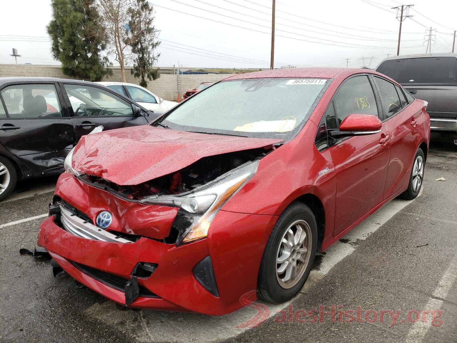 JTDKBRFU6H3567549 2017 TOYOTA PRIUS