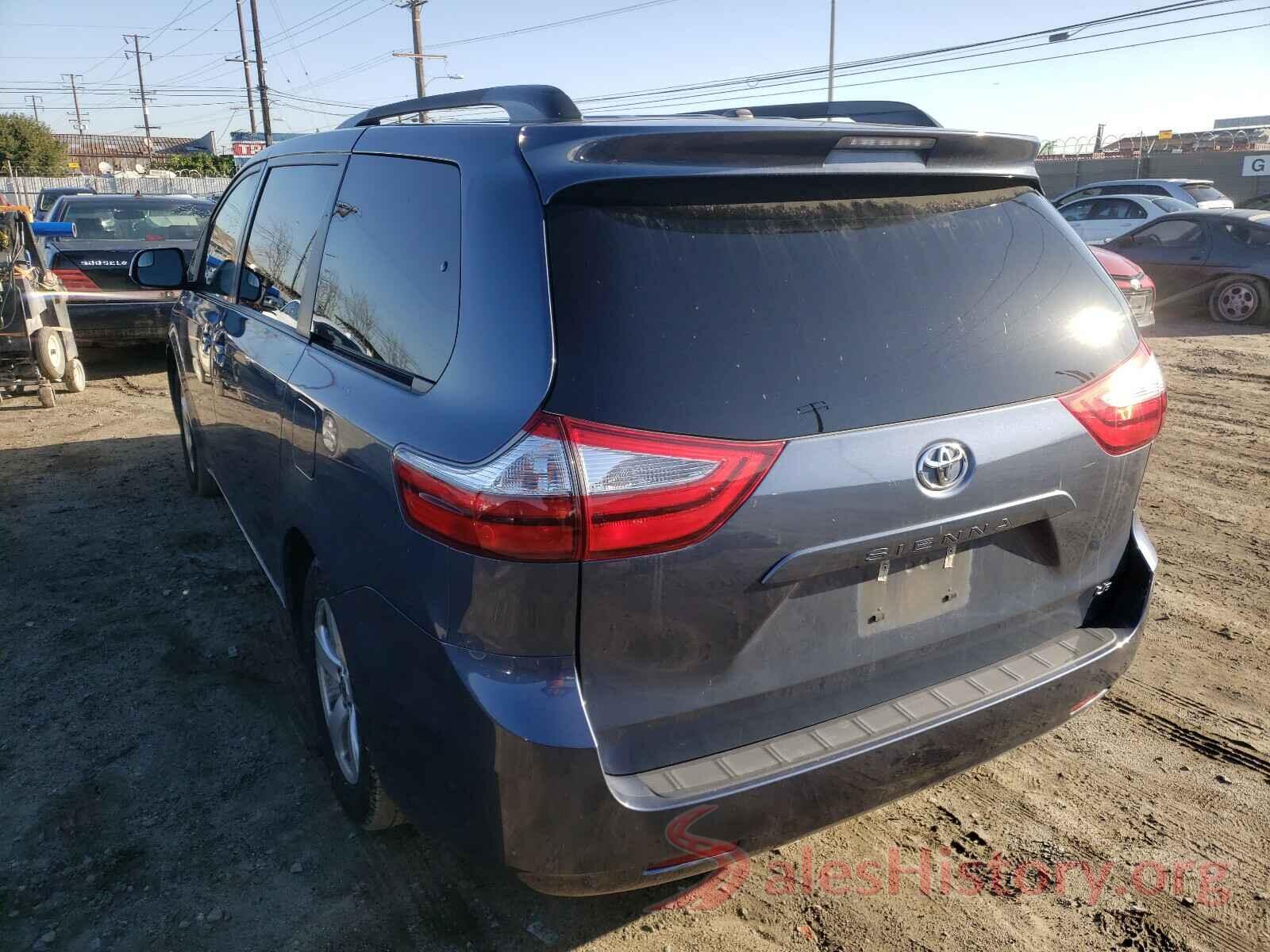 5TDKZ3DC2HS853545 2017 TOYOTA SIENNA