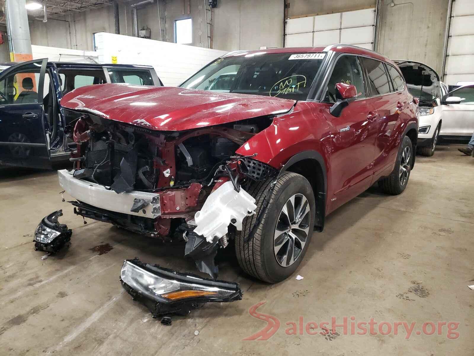 5TDGBRCH5LS001130 2020 TOYOTA HIGHLANDER