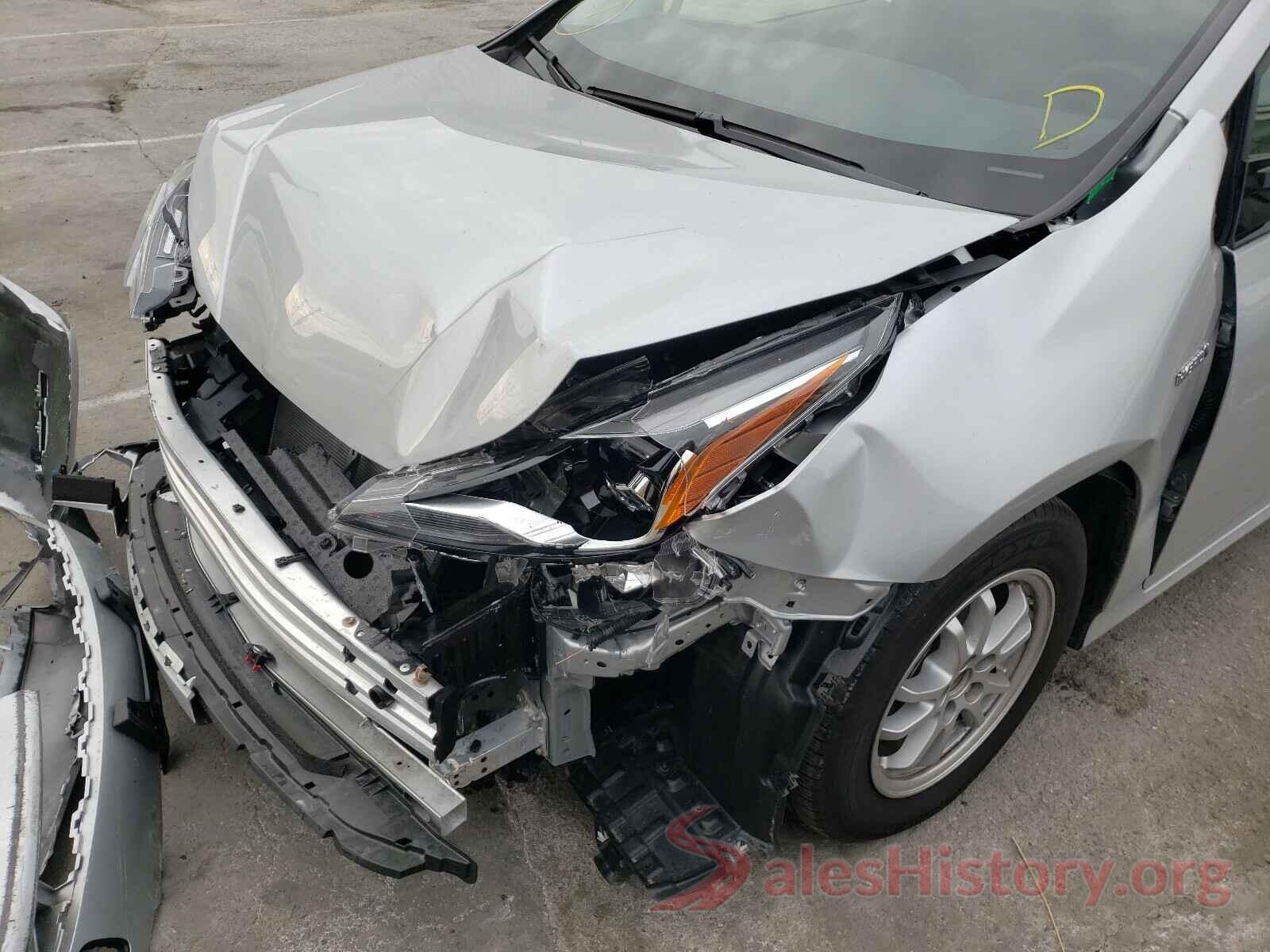 JTDKARFU9K3097852 2019 TOYOTA PRIUS