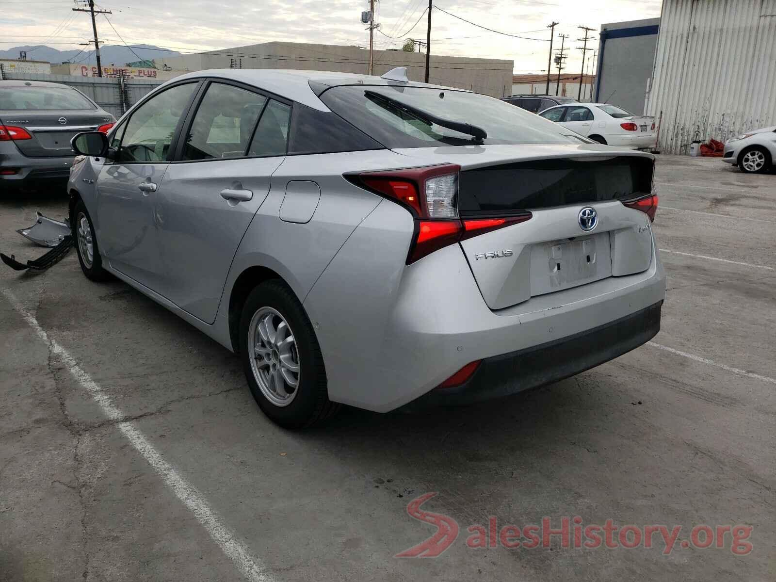 JTDKARFU9K3097852 2019 TOYOTA PRIUS