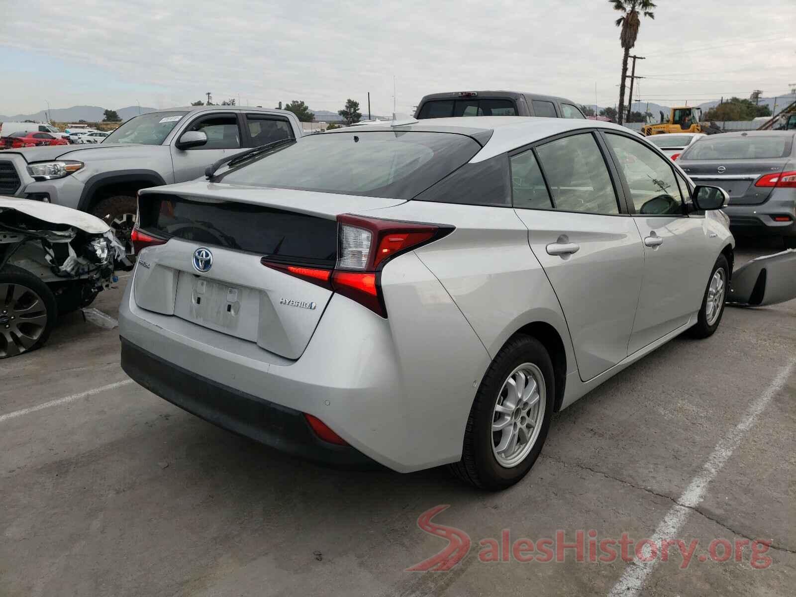 JTDKARFU9K3097852 2019 TOYOTA PRIUS