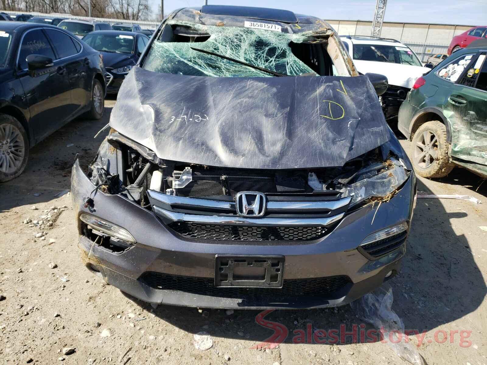 5FNYF6H89GB008379 2016 HONDA PILOT