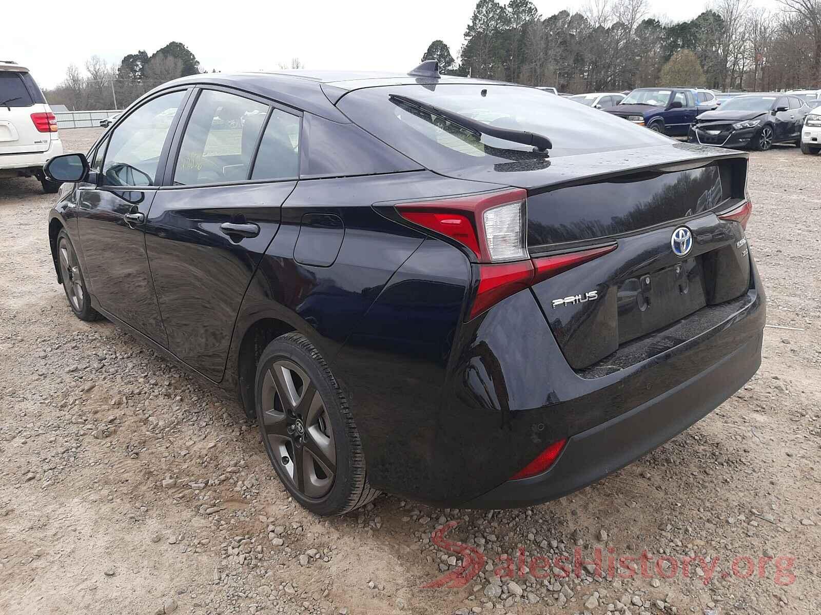 JTDKARFU5K3080854 2019 TOYOTA PRIUS