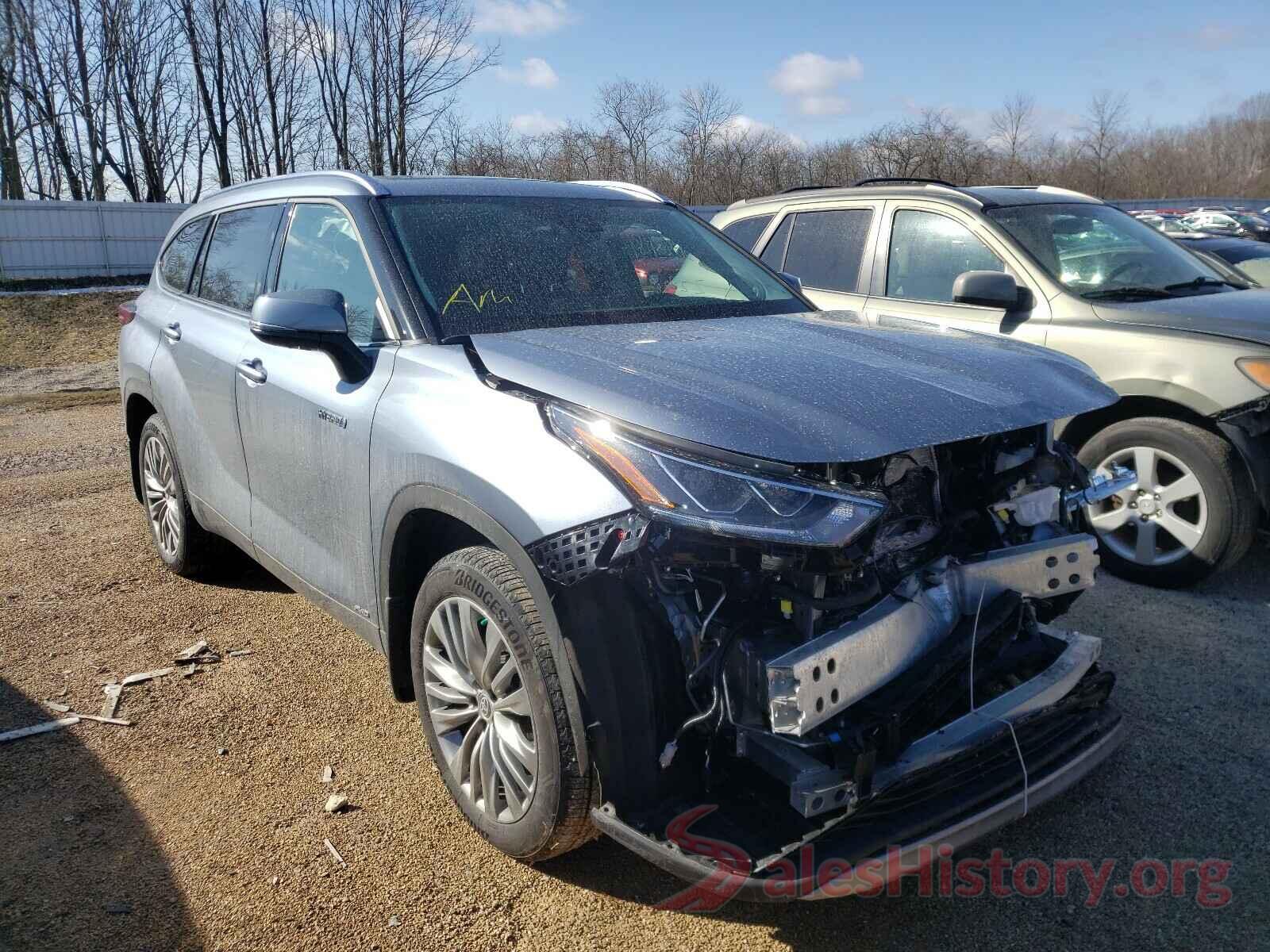 5TDEBRCH6MS018687 2021 TOYOTA HIGHLANDER