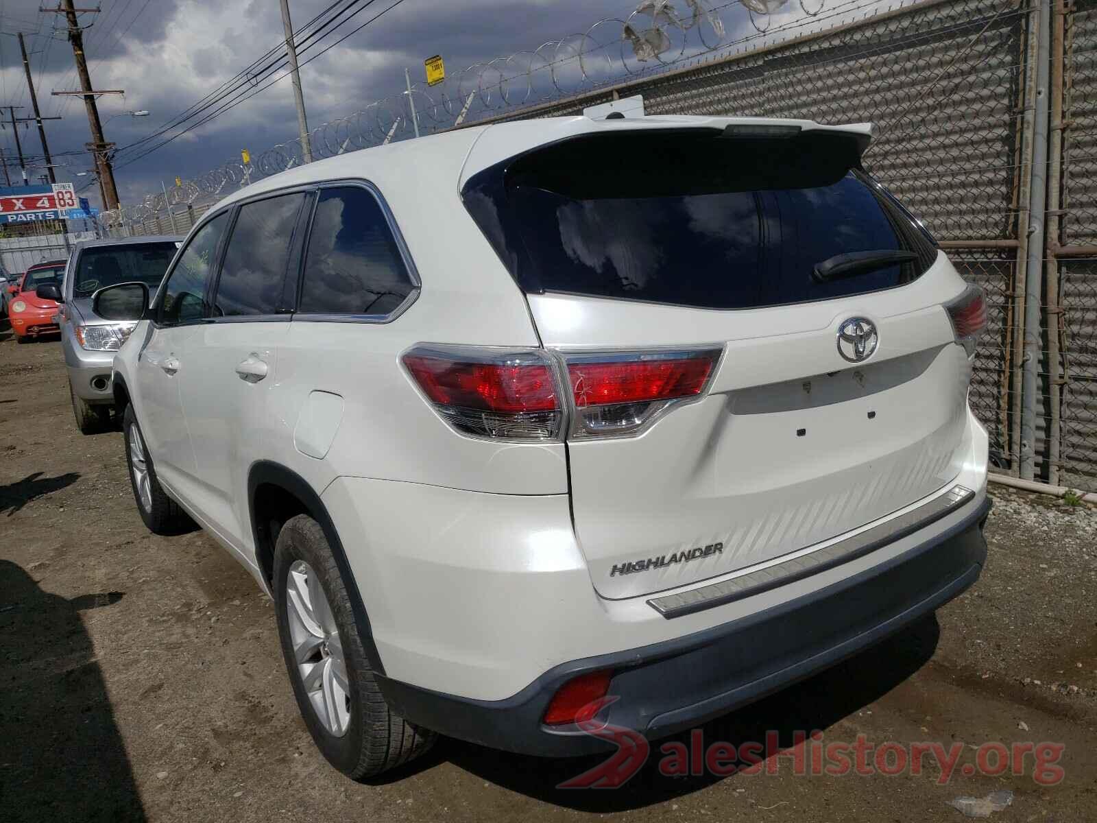 5TDZKRFH4GS168623 2016 TOYOTA HIGHLANDER