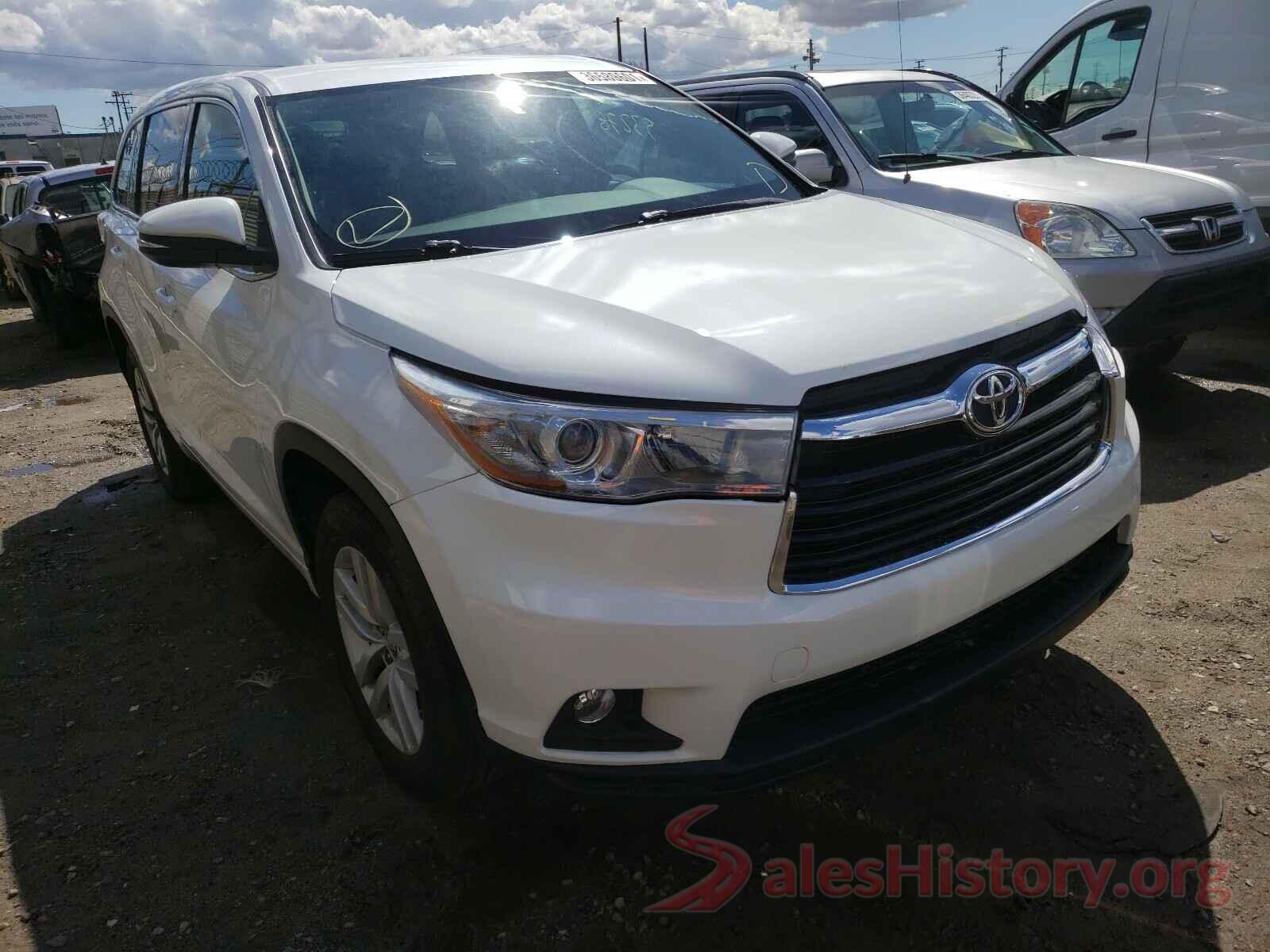 5TDZKRFH4GS168623 2016 TOYOTA HIGHLANDER