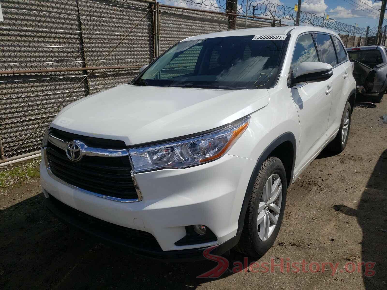 5TDZKRFH4GS168623 2016 TOYOTA HIGHLANDER