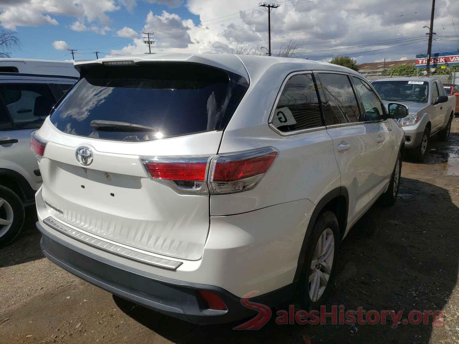 5TDZKRFH4GS168623 2016 TOYOTA HIGHLANDER