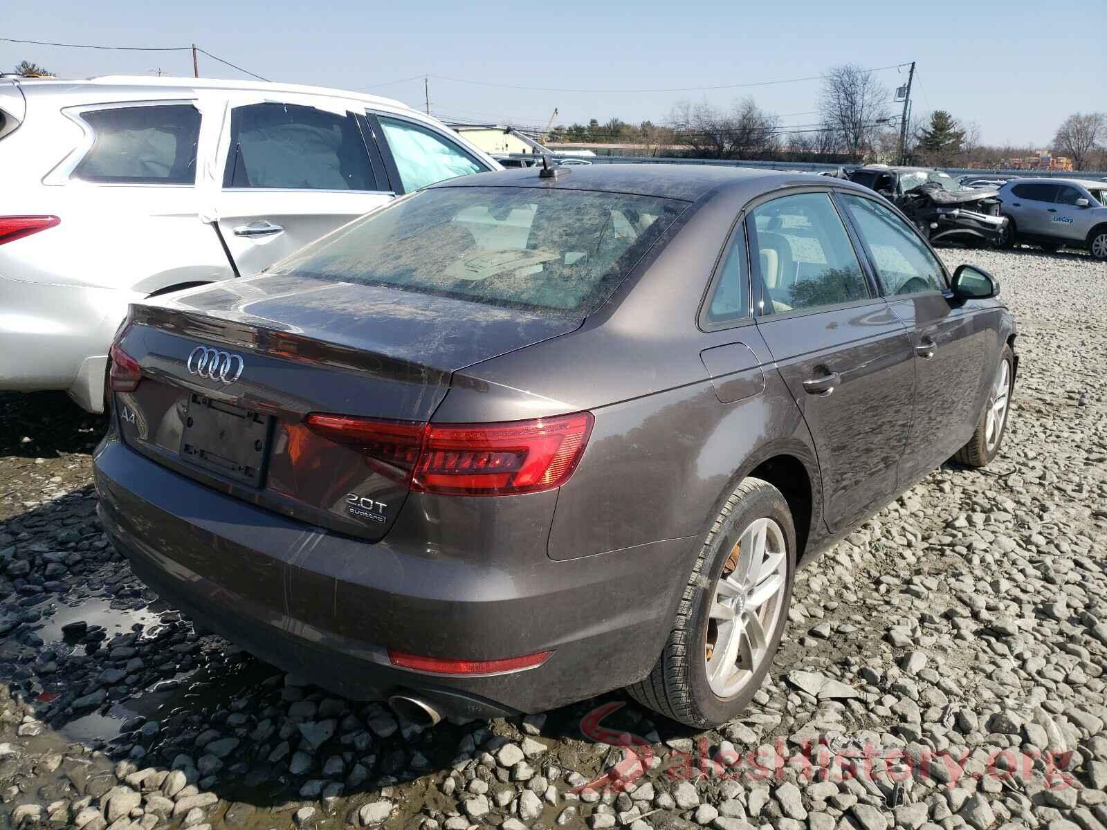 WAUANAF49HA127208 2017 AUDI A4