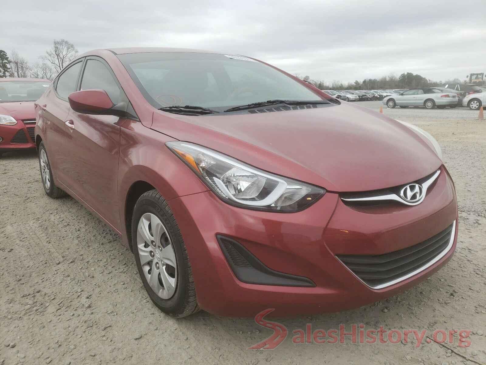 5NPDH4AE7GH769958 2016 HYUNDAI ELANTRA