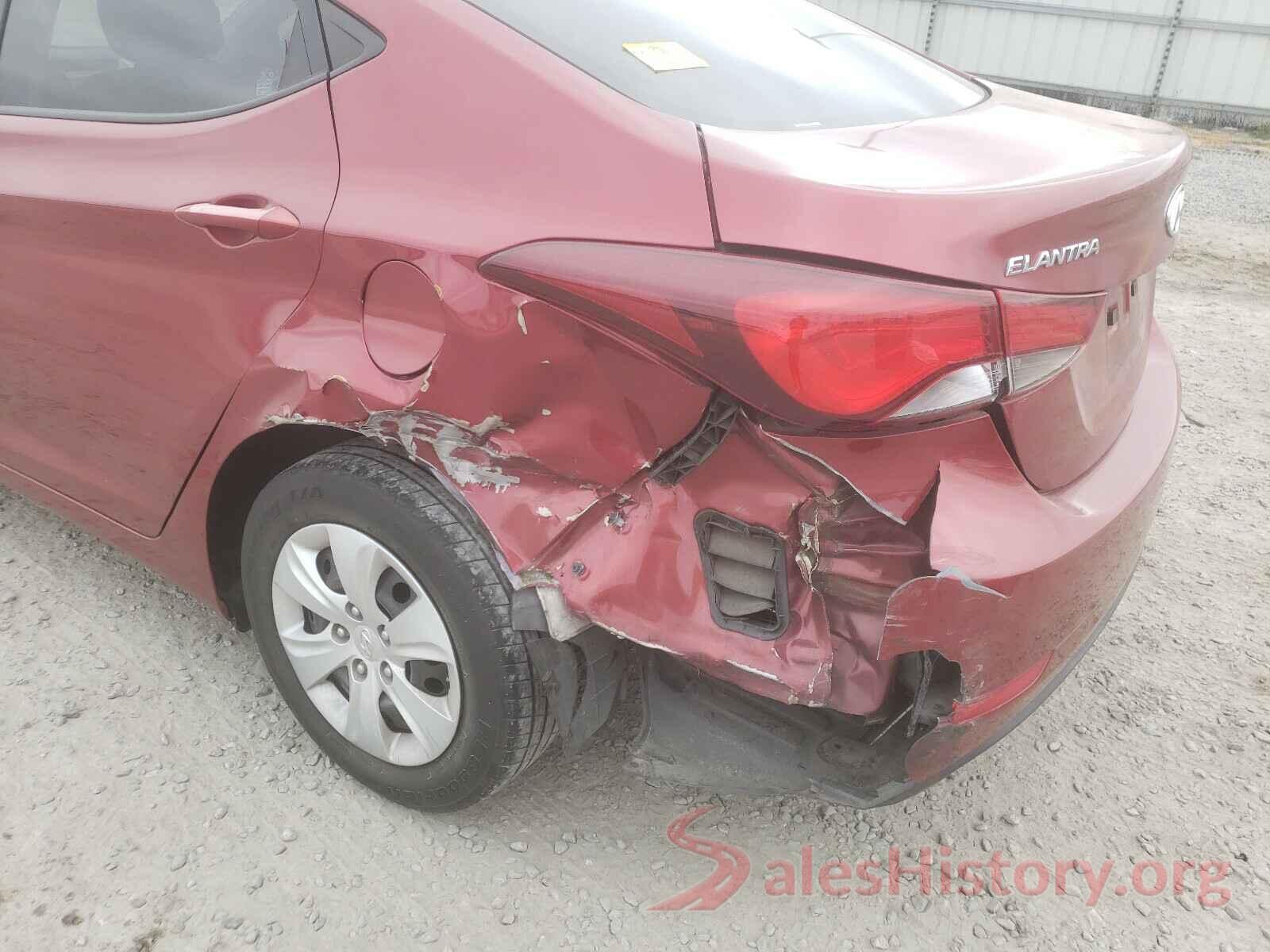 5NPDH4AE7GH769958 2016 HYUNDAI ELANTRA