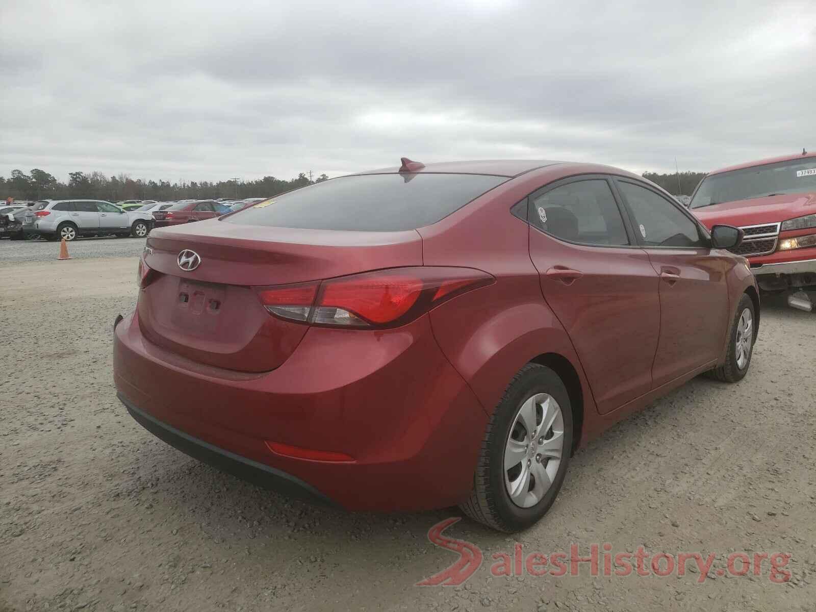 5NPDH4AE7GH769958 2016 HYUNDAI ELANTRA