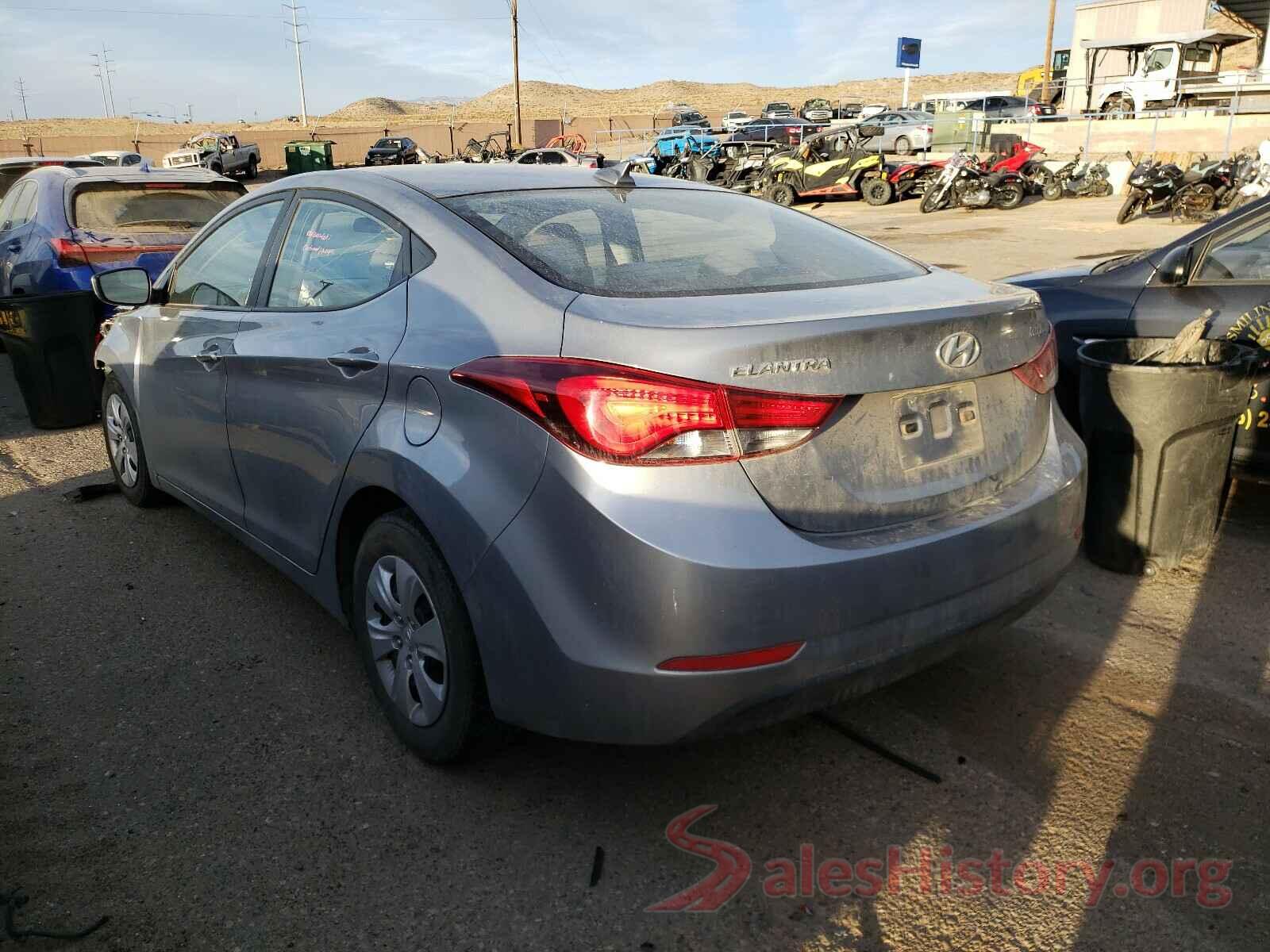 5NPDH4AE0GH678448 2016 HYUNDAI ELANTRA