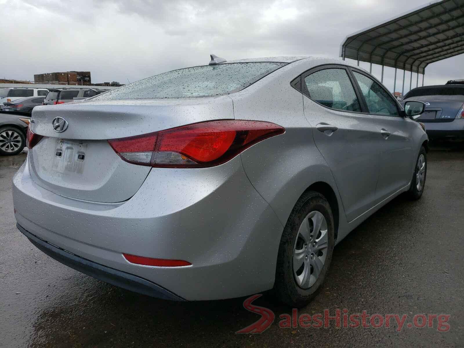 5NPDH4AE8GH734071 2016 HYUNDAI ELANTRA