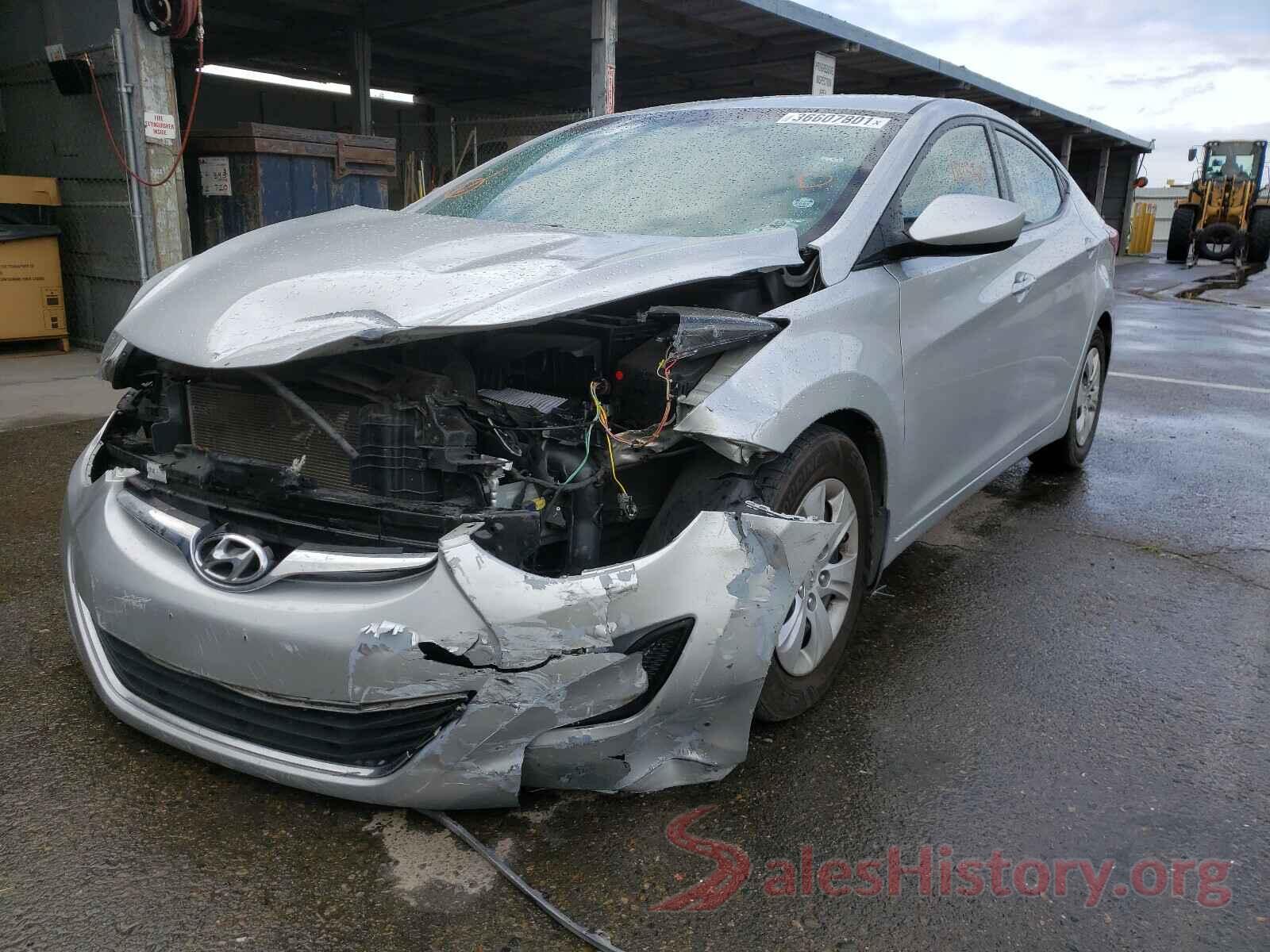 5NPDH4AE8GH734071 2016 HYUNDAI ELANTRA