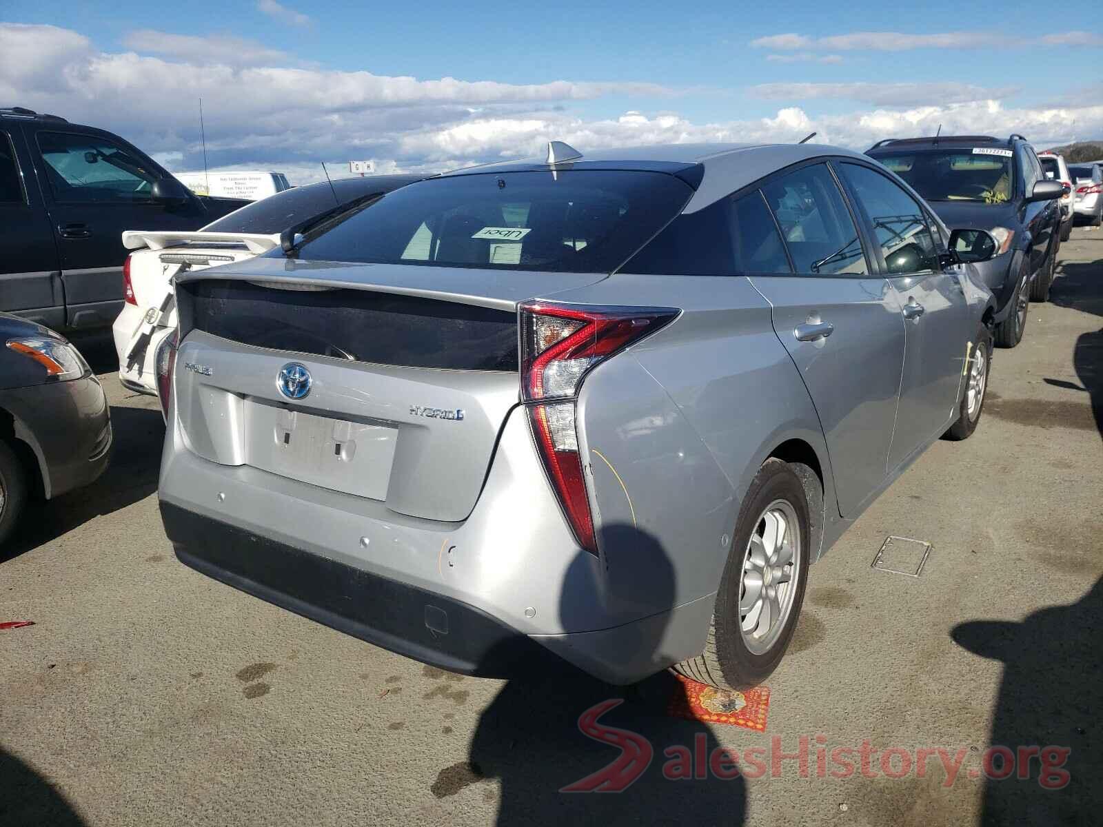 JTDKBRFU0J3602270 2018 TOYOTA PRIUS