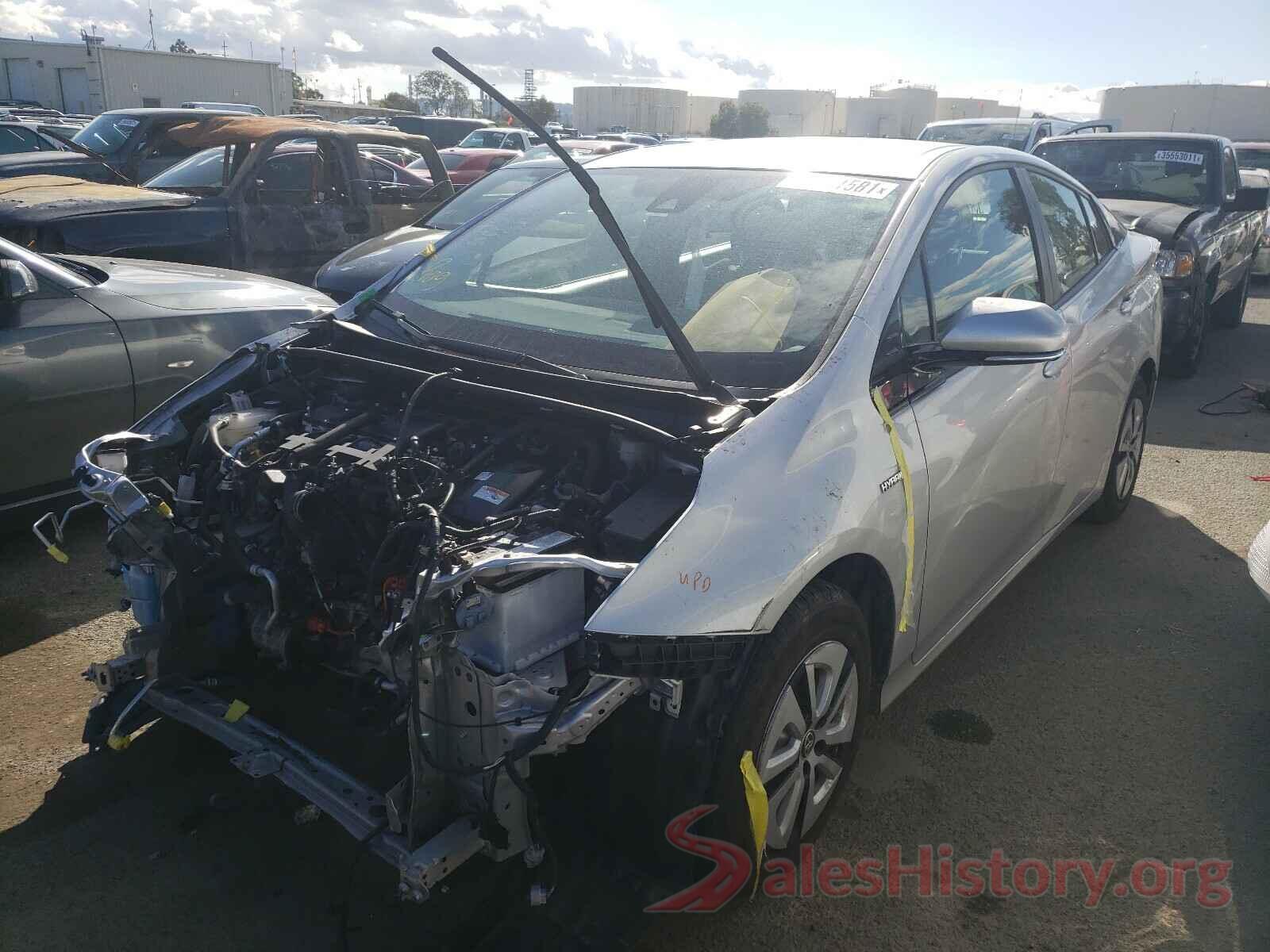 JTDKBRFU0J3602270 2018 TOYOTA PRIUS