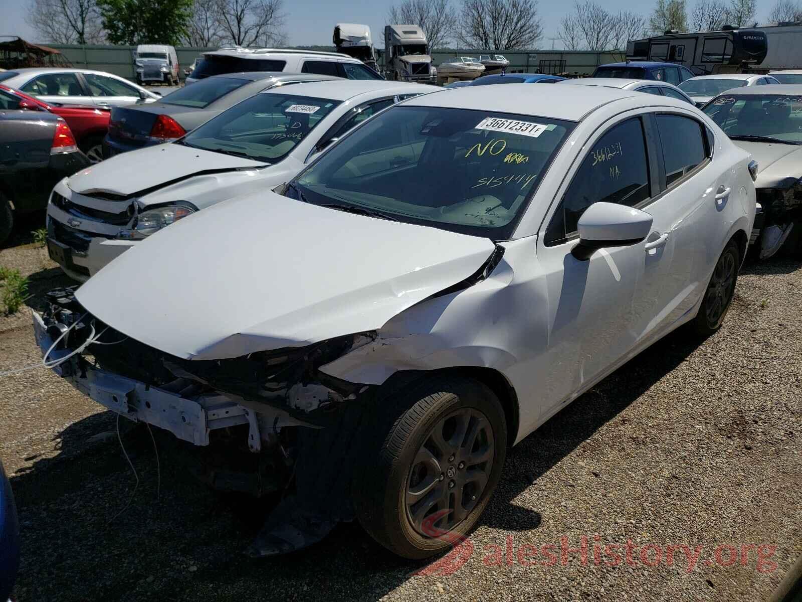 3MYDLBYV3KY515444 2019 TOYOTA YARIS