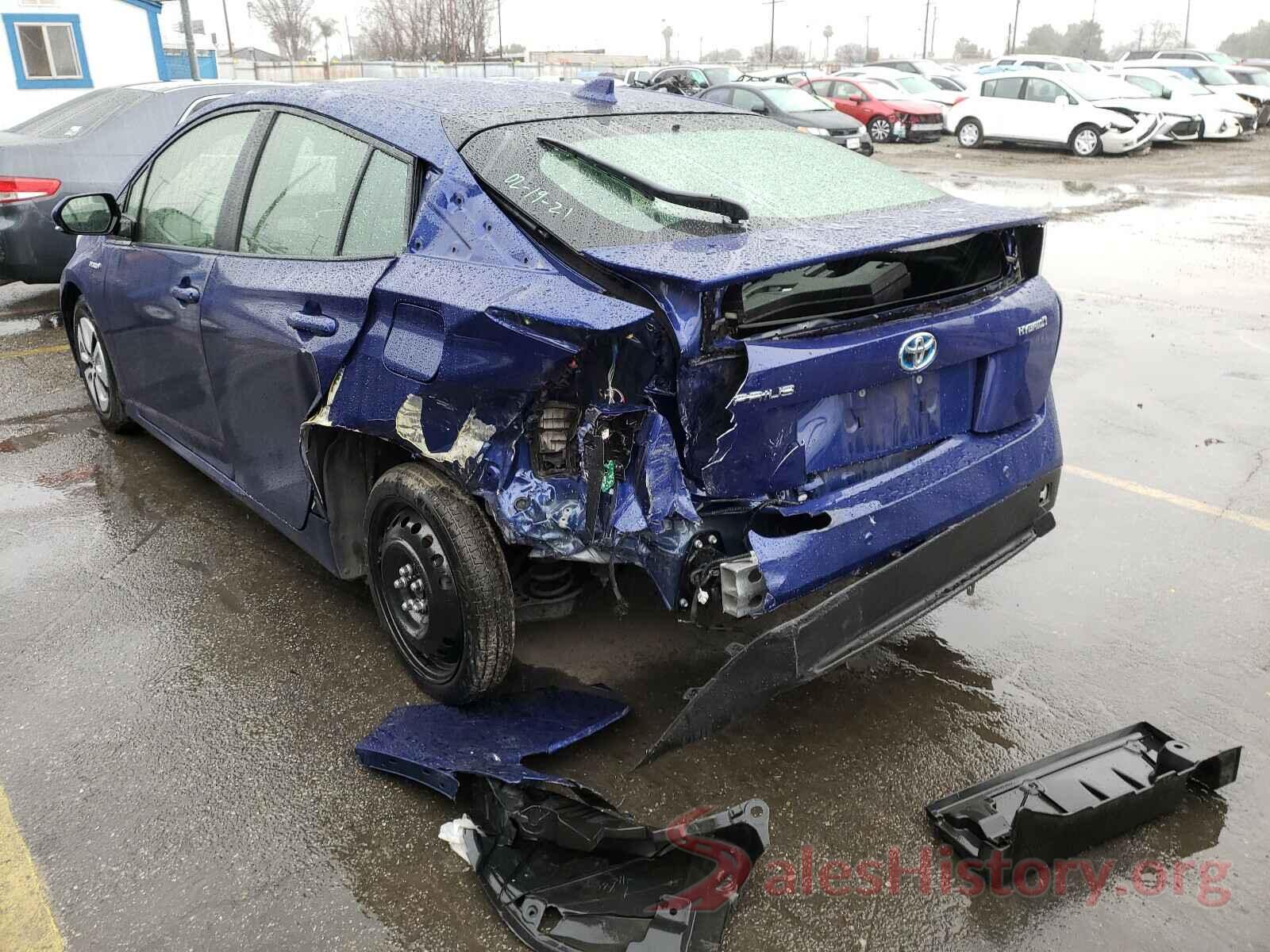 JTDKARFU8J3063643 2018 TOYOTA PRIUS