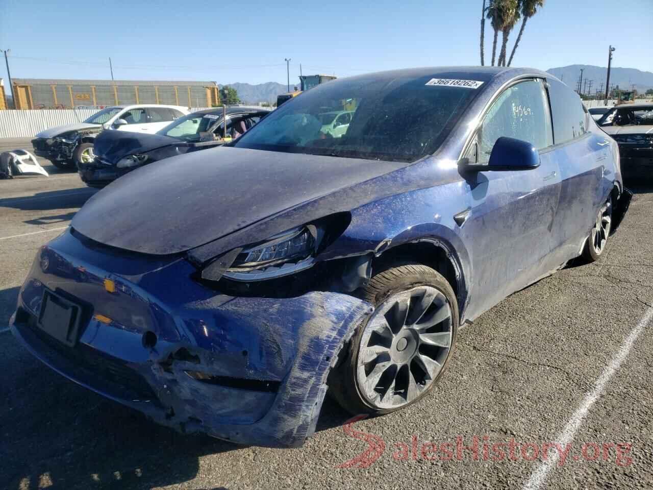 5YJYGDEE5MF092465 2021 TESLA MODEL Y