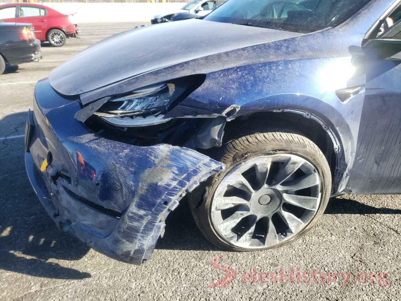 5YJYGDEE5MF092465 2021 TESLA MODEL Y