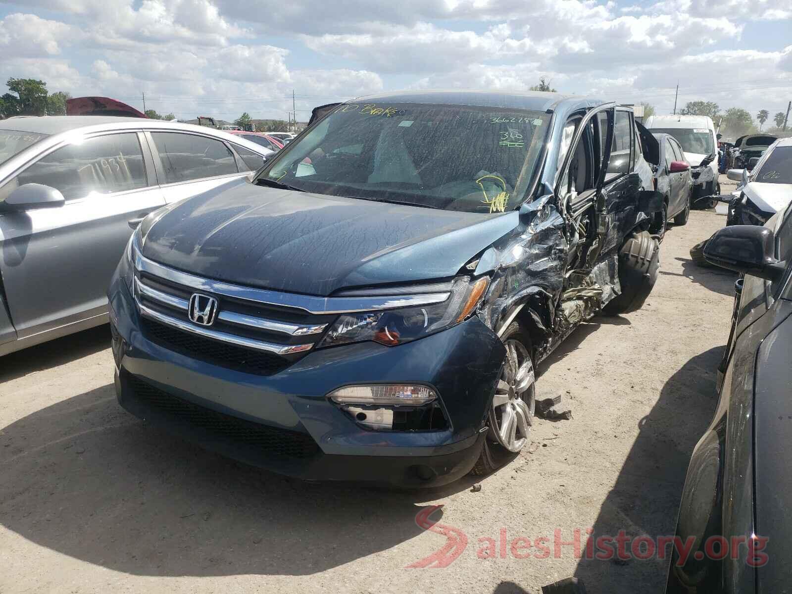 5FNYF5H1XGB012566 2016 HONDA PILOT