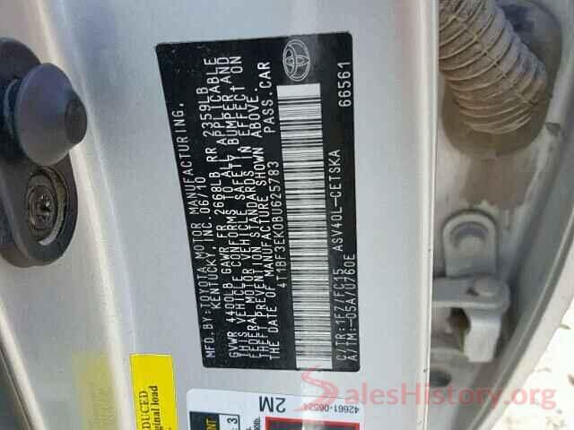 4T1BF3EK0BU625783 2011 TOYOTA CAMRY BASE