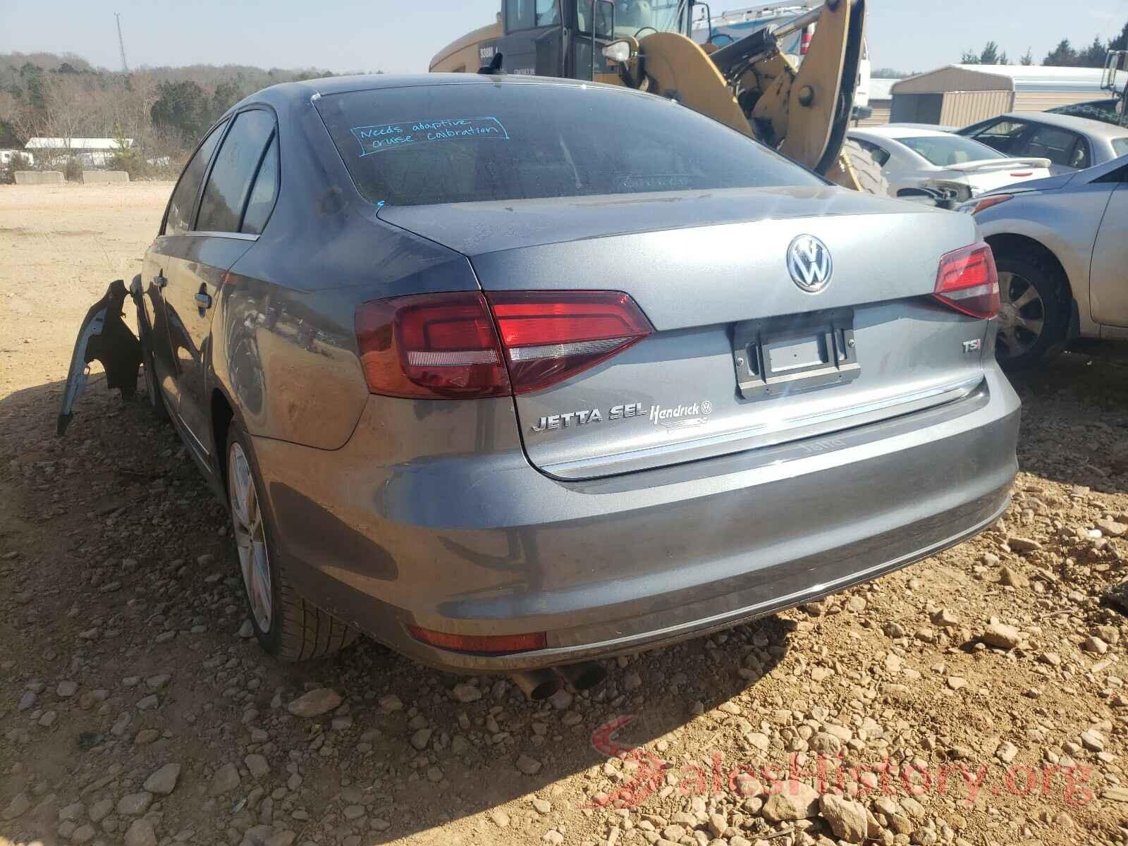 3VWL17AJ6HM243361 2017 VOLKSWAGEN JETTA