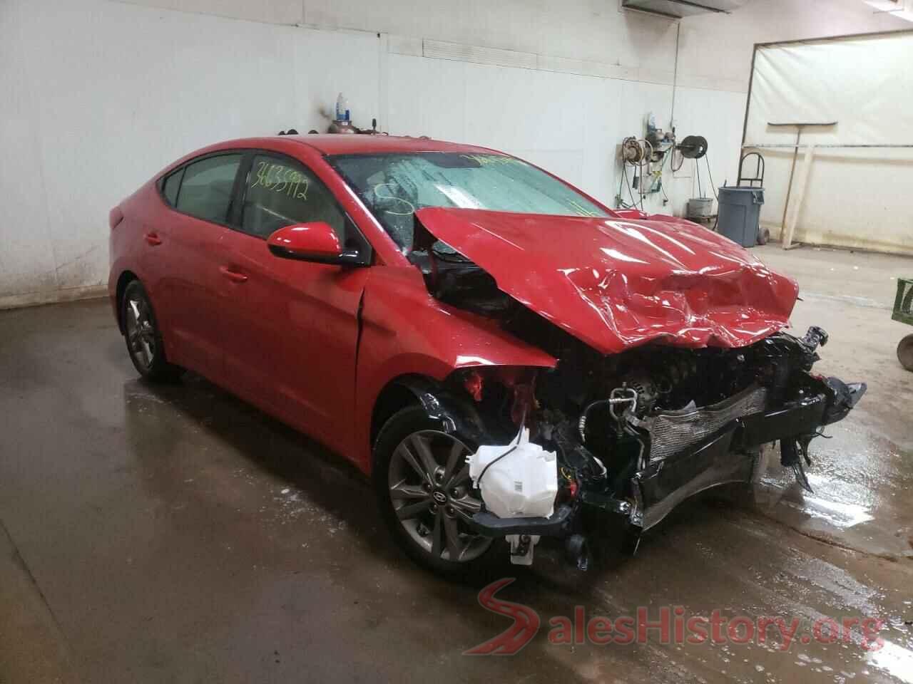 5NPD84LF0JH336592 2018 HYUNDAI ELANTRA