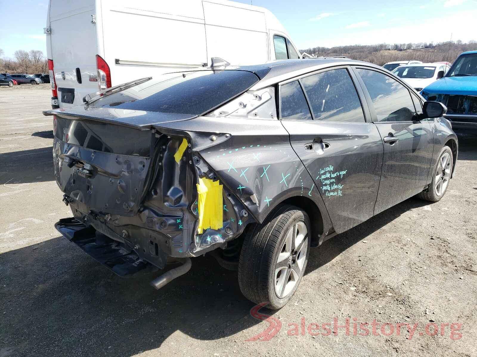 JTDKARFU5G3509885 2016 TOYOTA PRIUS