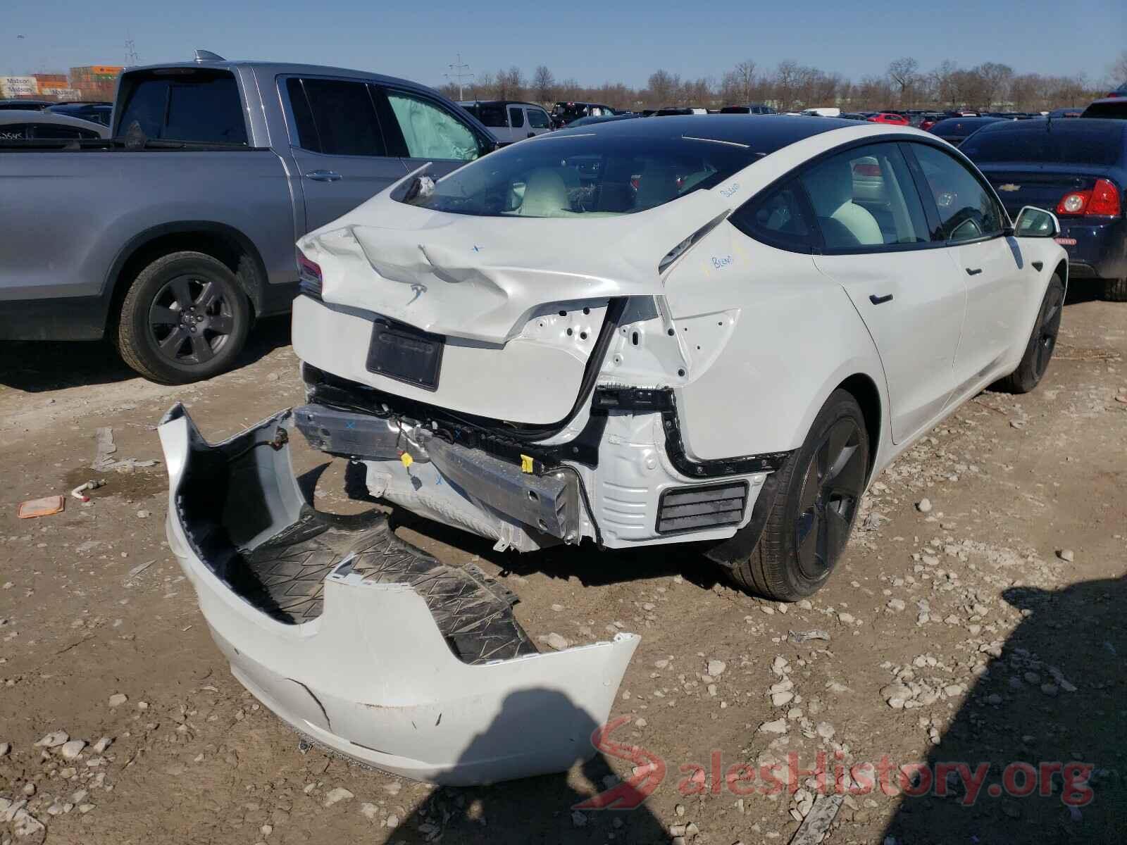 5YJ3E1EA4MF853630 2021 TESLA MODEL 3